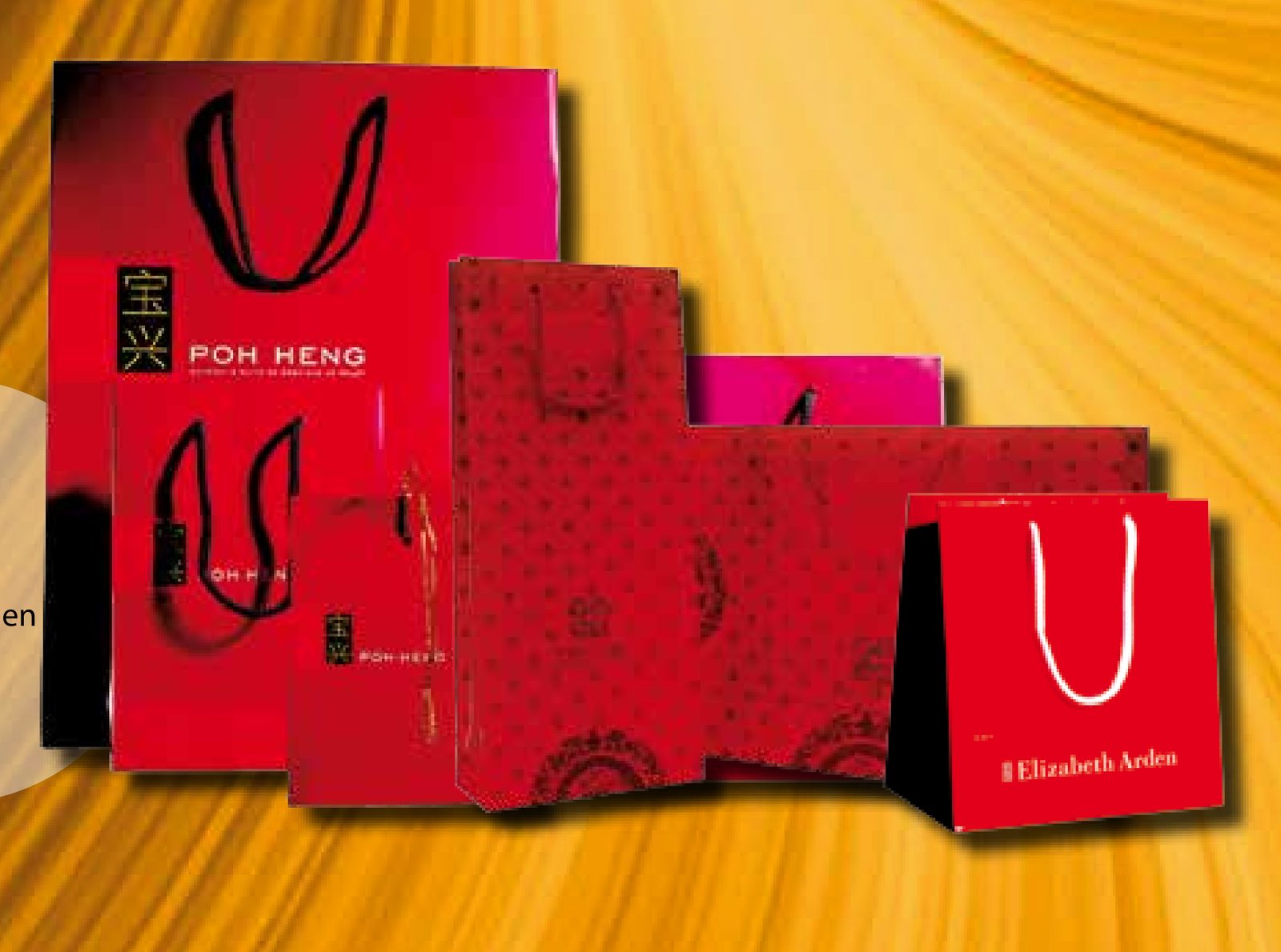 Retail carrier bags — Poh Heng & Elizabeth Arden