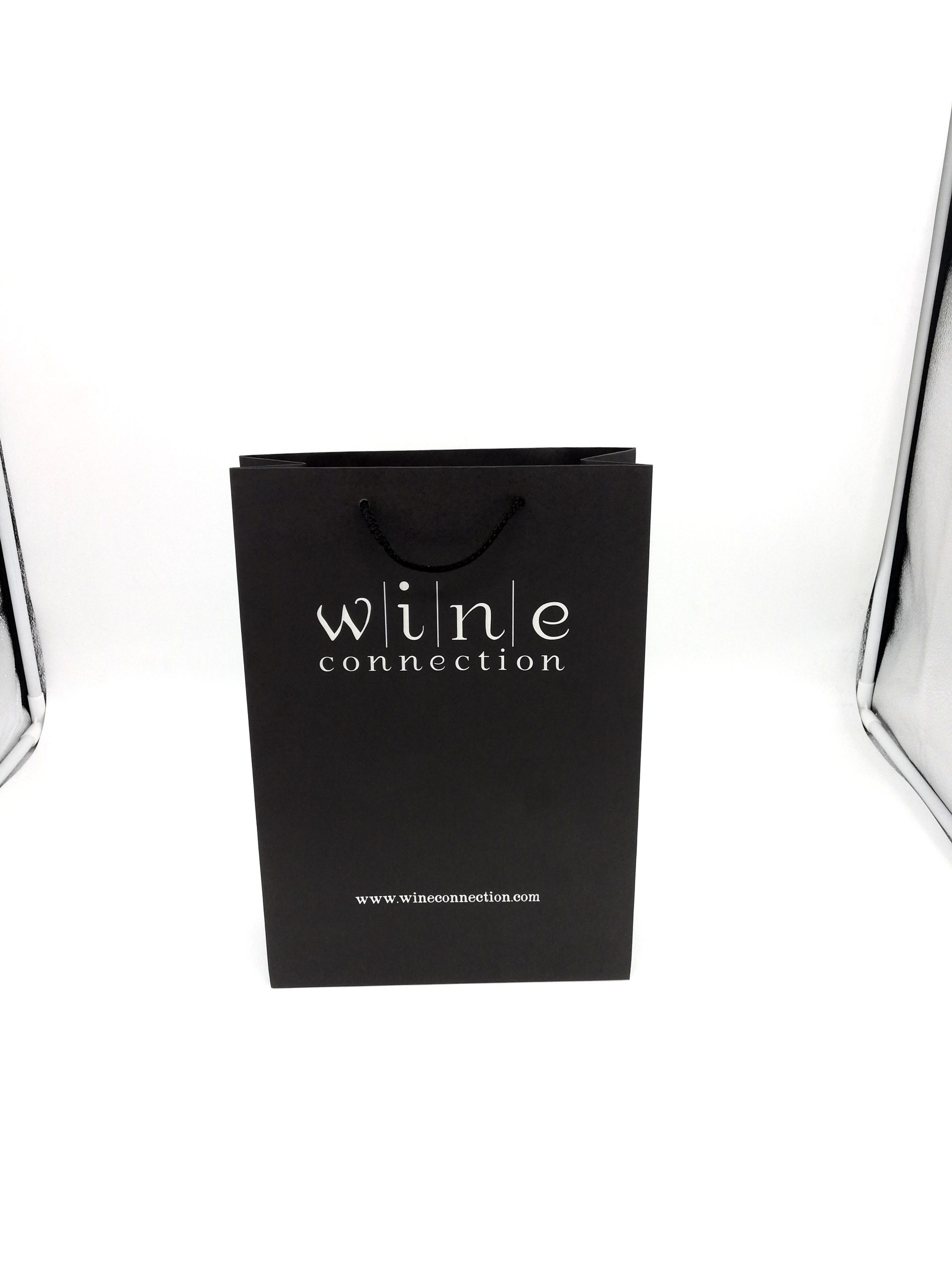 Wine Connection black takeaway box