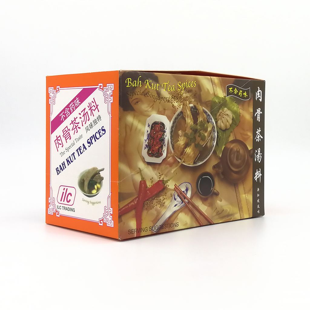 ILC Trading Bah Kut Tea Spices printed folding carton