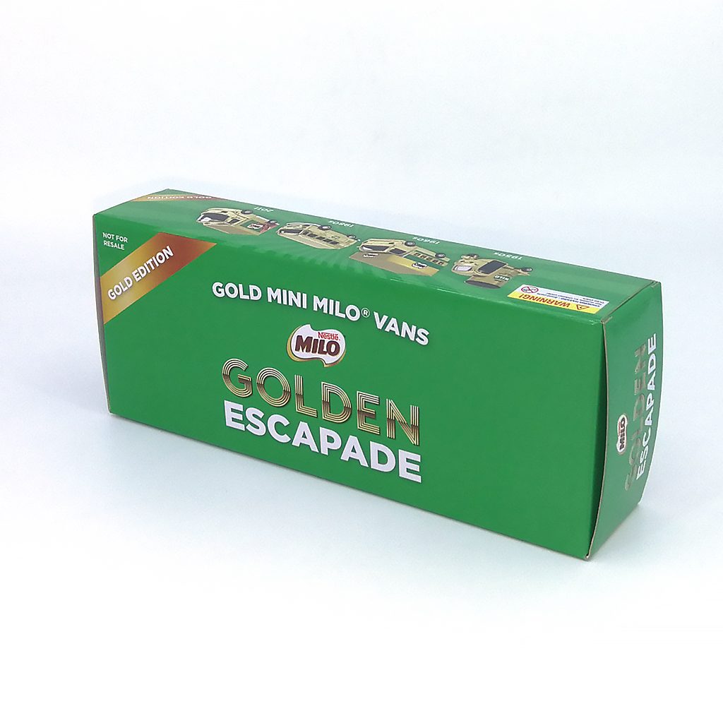 Golden Escapade food and beverage presentation box