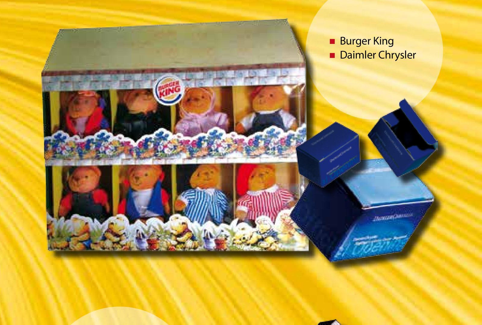 Retail display carton packaging printed for Burger King